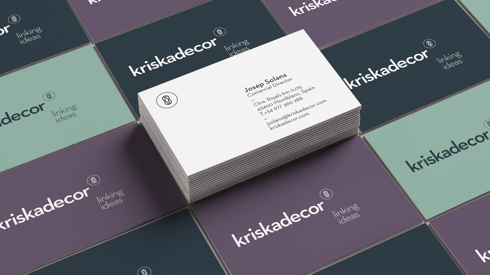 Caso de éxito: branding corporativo para Kriskadecor por Nomon Design, agencia de branding
