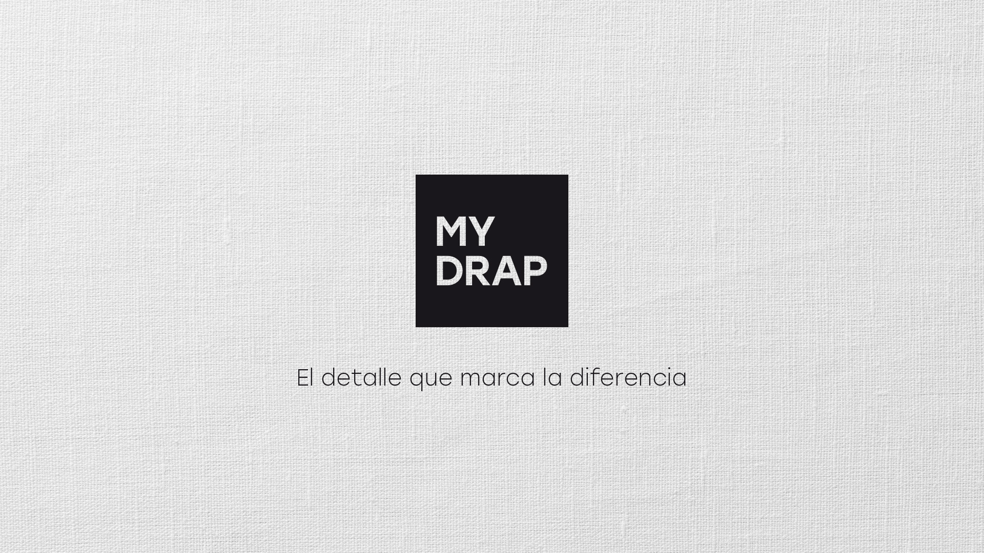 Rediseño del branding corporativo de MY DRAP por Nomon Design, agencia de branding, diseño gráfico y packaging de Barcelona.