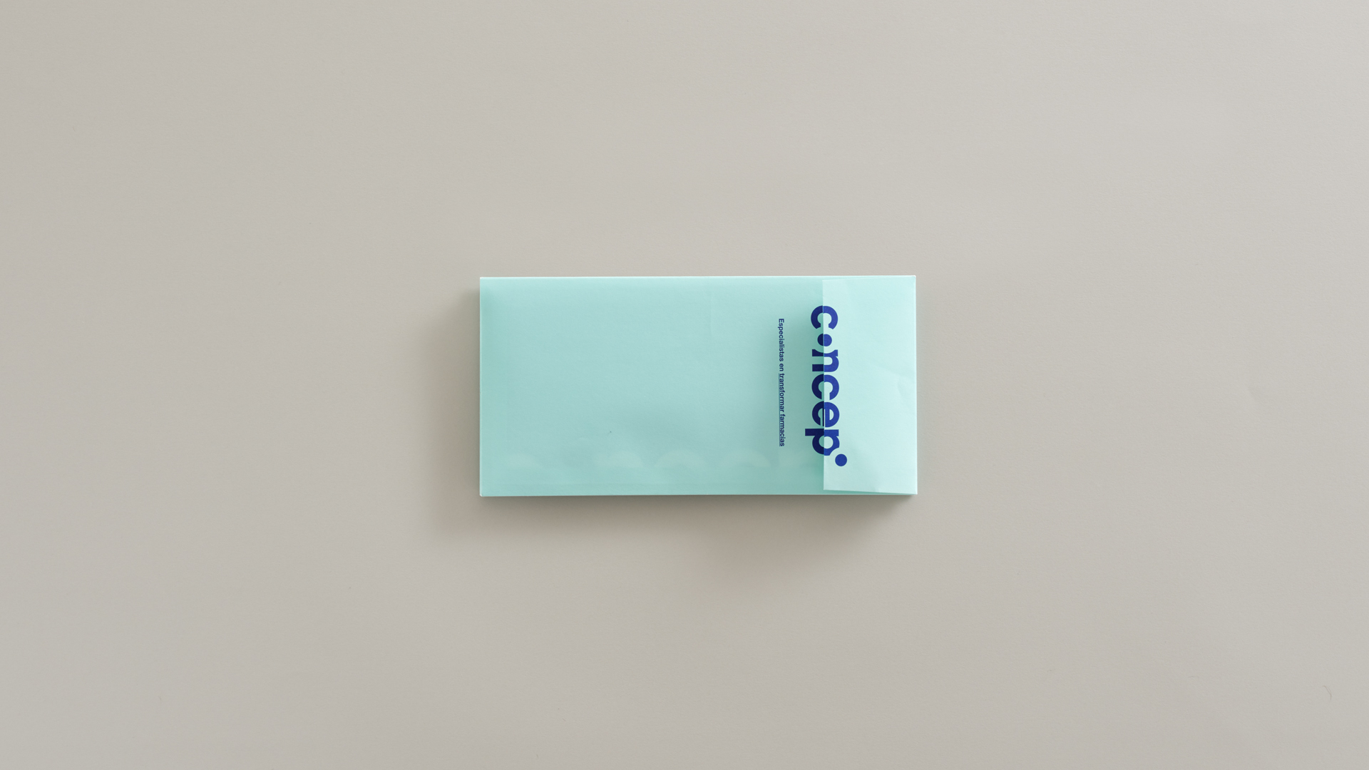 Diseño de los materiales de comunicación para Concep por Nomon Design, agencia de branding, diseño gráfico y packaging de Barcelona.