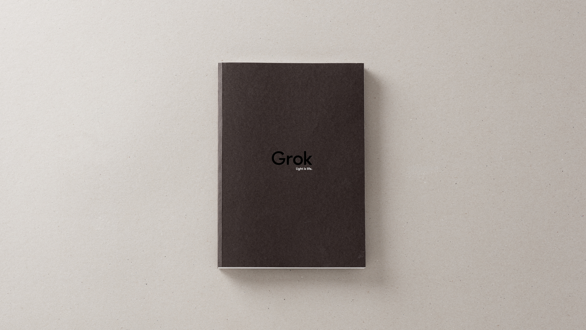 Catálogo corporativo de Grok, fabricante de iluminación, por Nomon Design, agencia de branding, diseño gráfico y packaging de Barcelona.