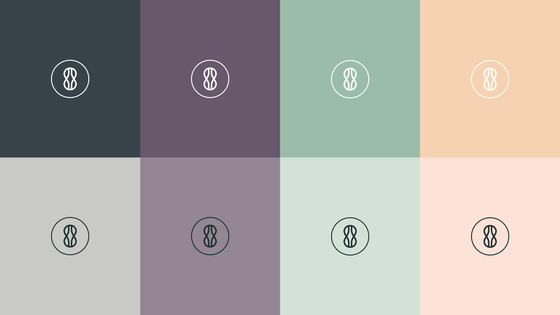 Paleta cromática del nuevo branding corporativo para Kriskadecor por Nomon Design, agencia de branding