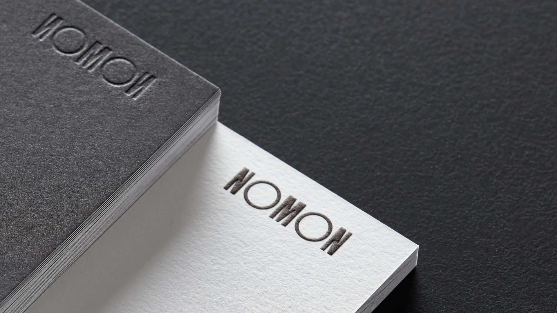 Rediseño branding corporativo Nomon Design, agencia de branding, diseño gráfico y packaging de Barcelona.