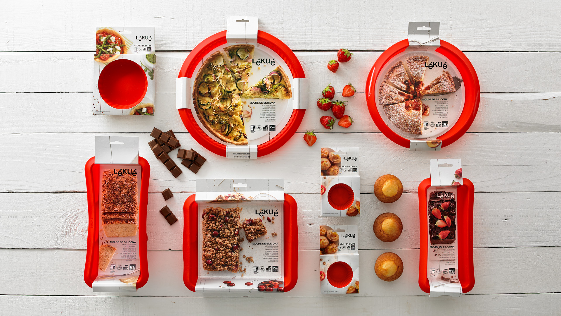 Branding aplicado en producto para Lékué por Nomon Design, agencia de branding de Barcelona