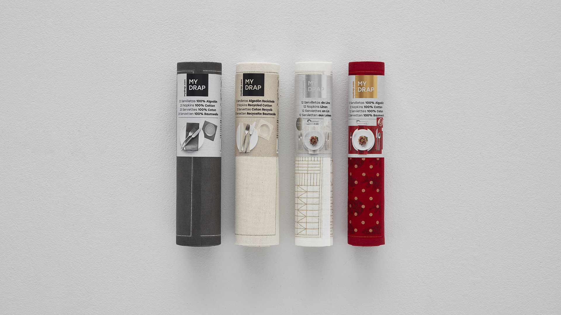 Diseño de packaging manteles y servilletas MY DRAP mobile 16
