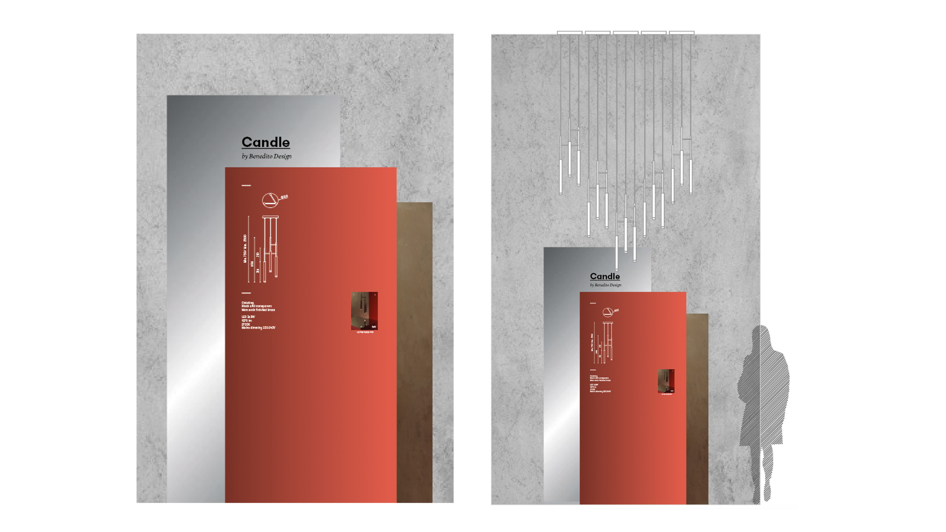 Dirección de arte el reflejo en el espejo para Grok aplicada en señalética por Nomon Design, agencia de branding
