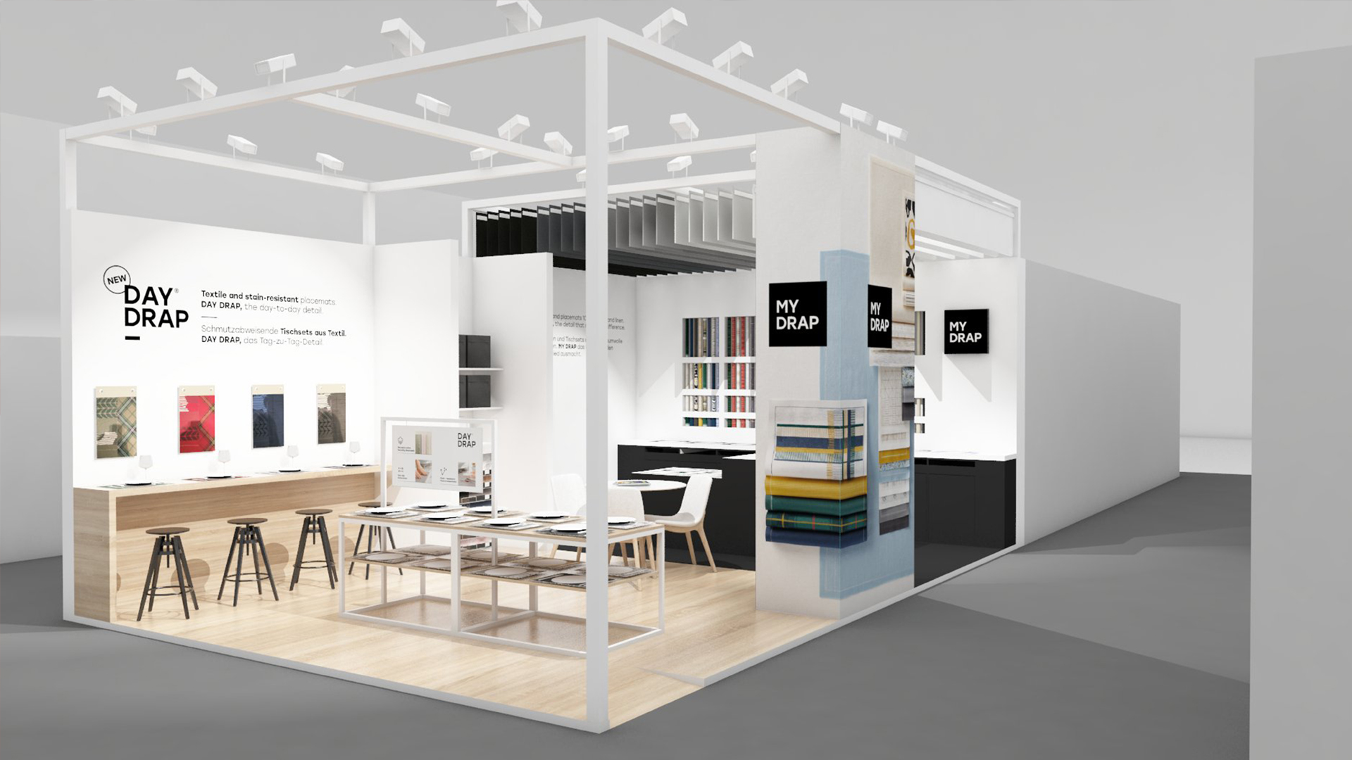 Estrategia de branding de la marca innovadora MY DRAP por Nomon Design, agencia de branding