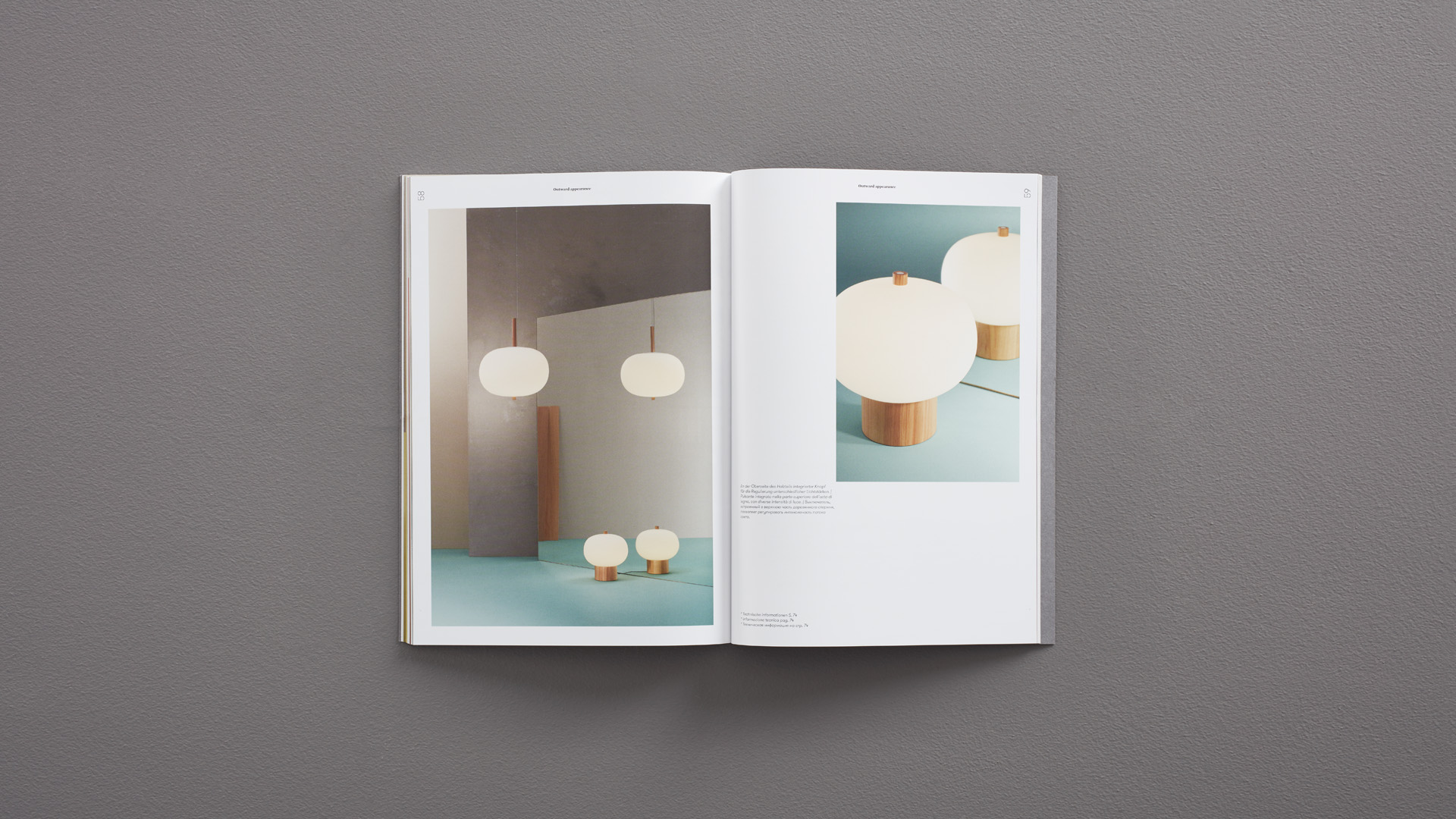 Diseño editorial del catálogo 2019/20 Grok interior por Nomon Design, agencia de branding