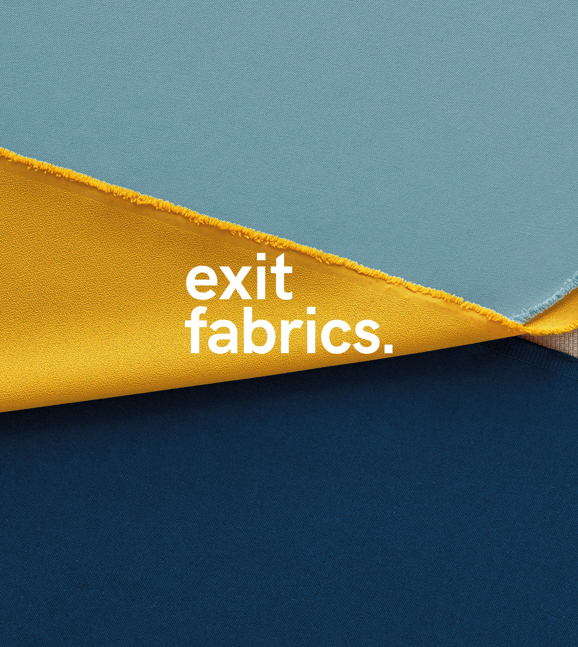 Estrategia de branding para Exit Fabrics desarrollada por NOMON DESIGN, agencia de branding de Barcelona