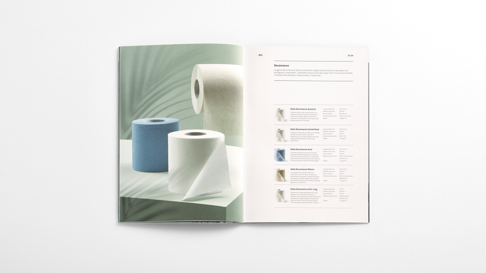 Dirección de arte y diseño editorial de LC Paper por Nomon Design, agencia de branding