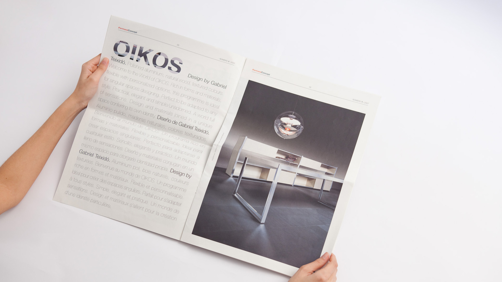 Diseño de Permasa Concept, Permasa trends & design issue, por Nomon Design, agencia de branding, diseño gráfico y packaging de Barcelona.