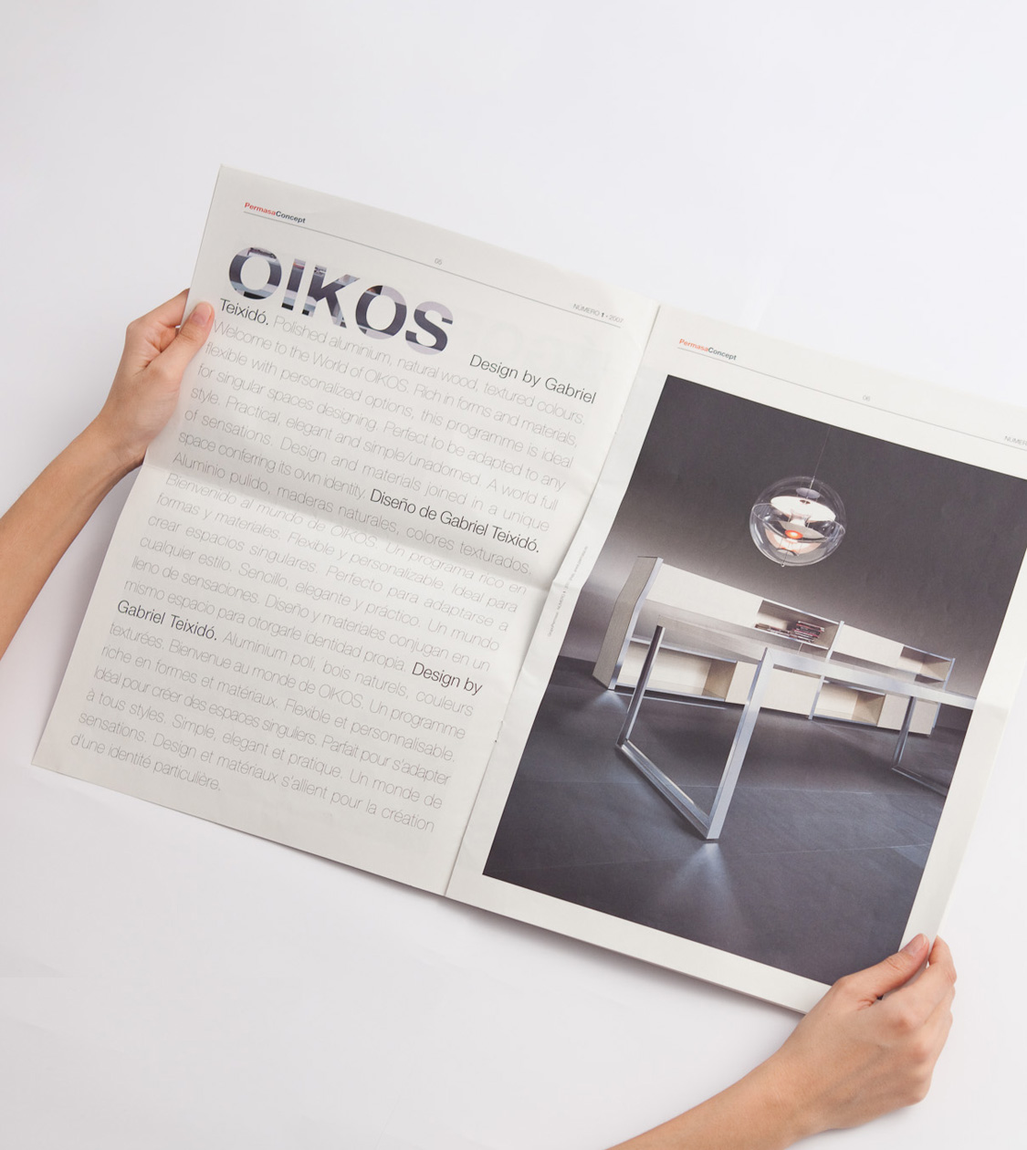 Diseño de Permasa Concept, Permasa trends & design issue, por Nomon Design, agencia de branding, diseño gráfico y packaging de Barcelona.