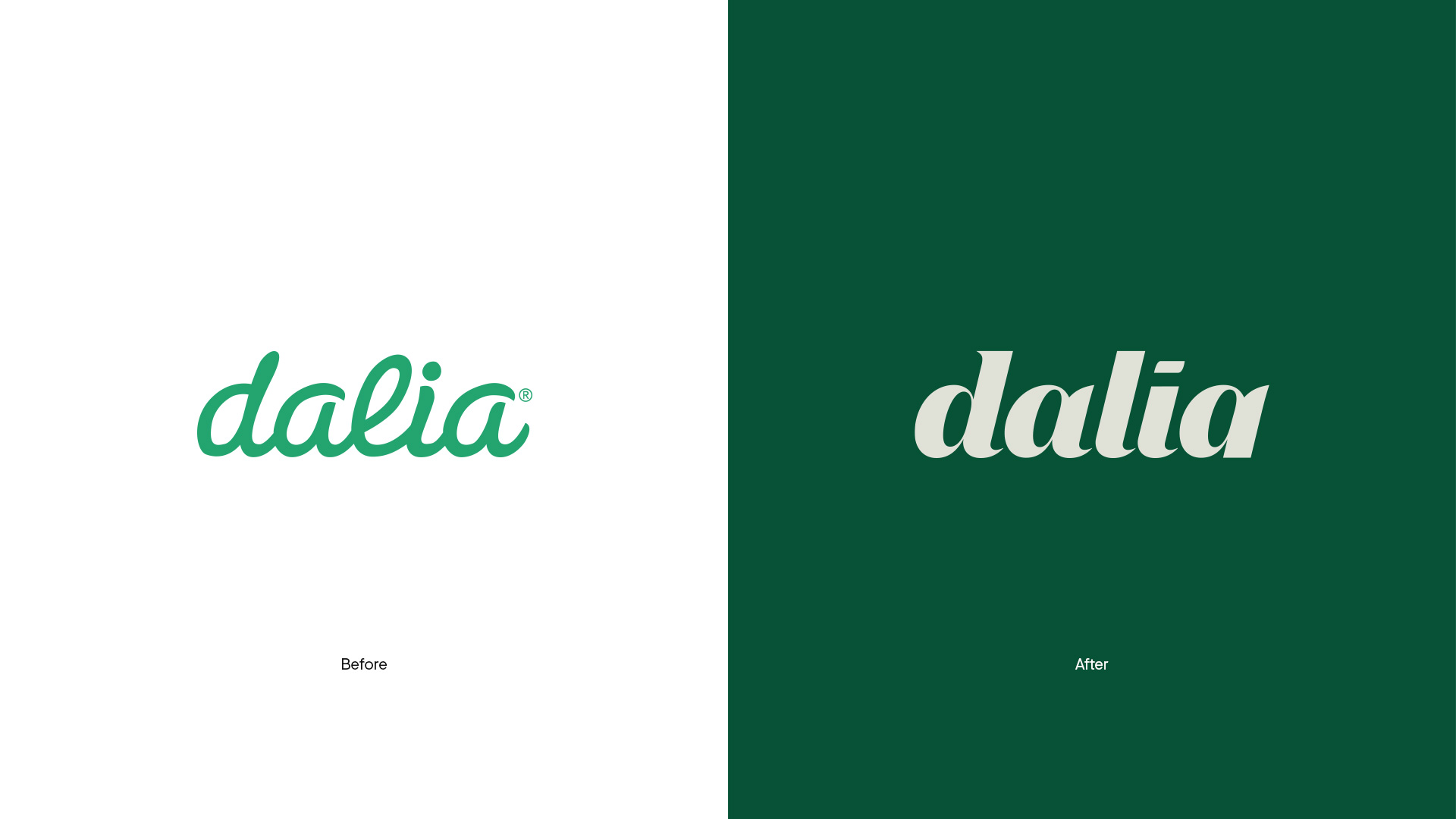 Diseño de packaging de Dalia, diseño de Nomon Design, agencia de branding, diseño gráfico y packaging de Barcelona