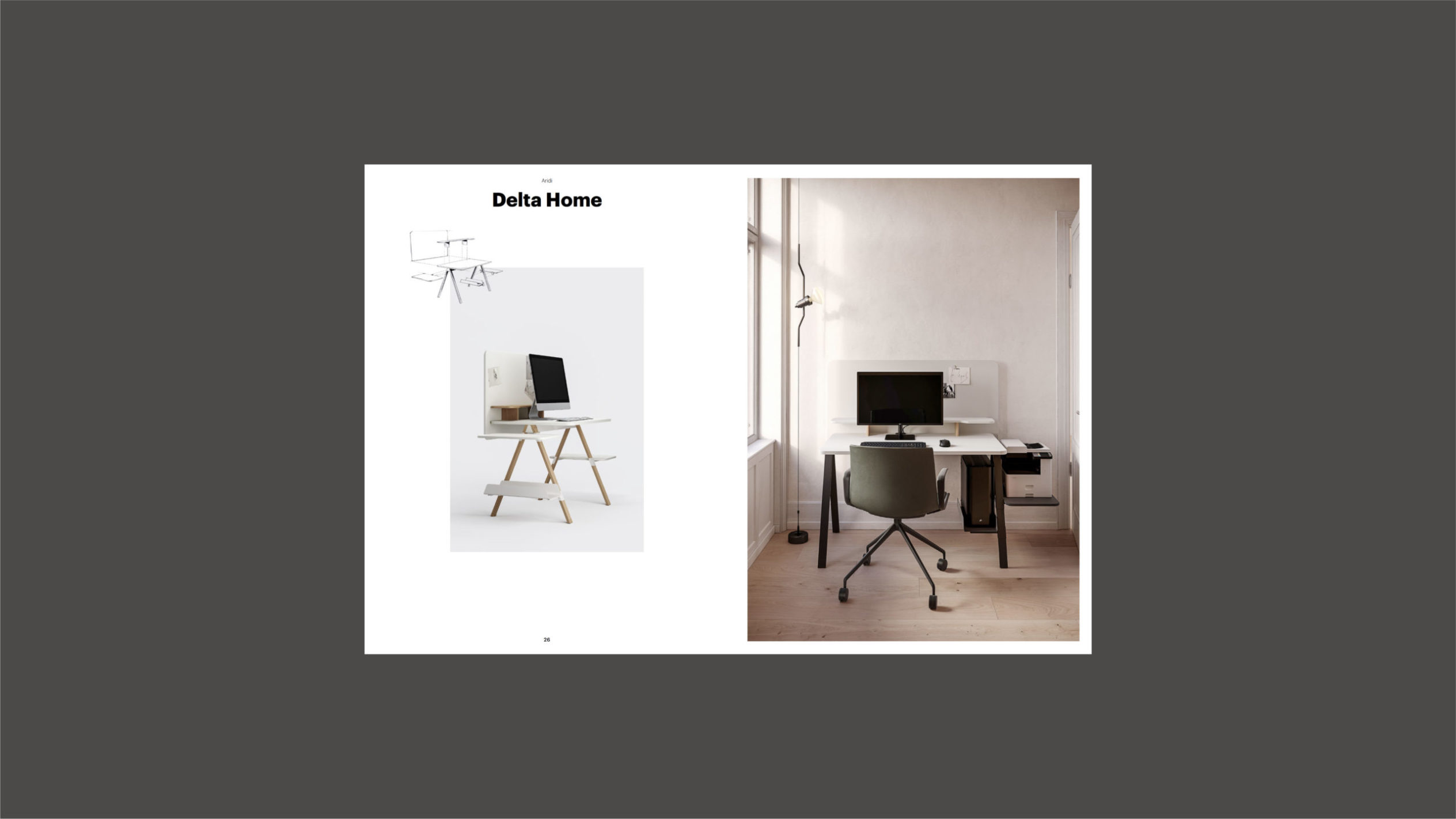 Interiores y dirección de arte del catálogo Delta de Aridi