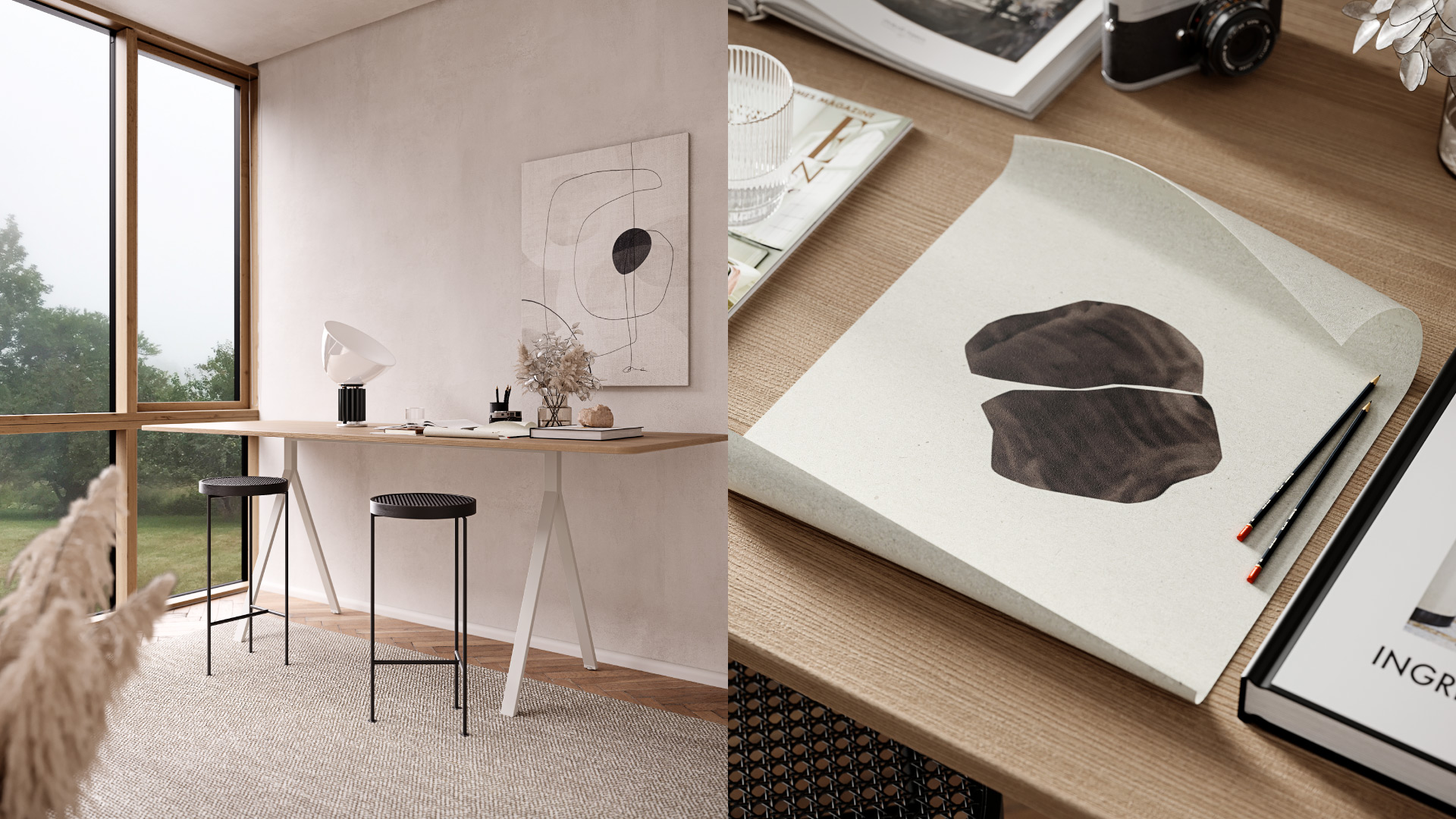 Dirección de arte del catálogo Delta de Aridi por Nomon Design, agencia de branding