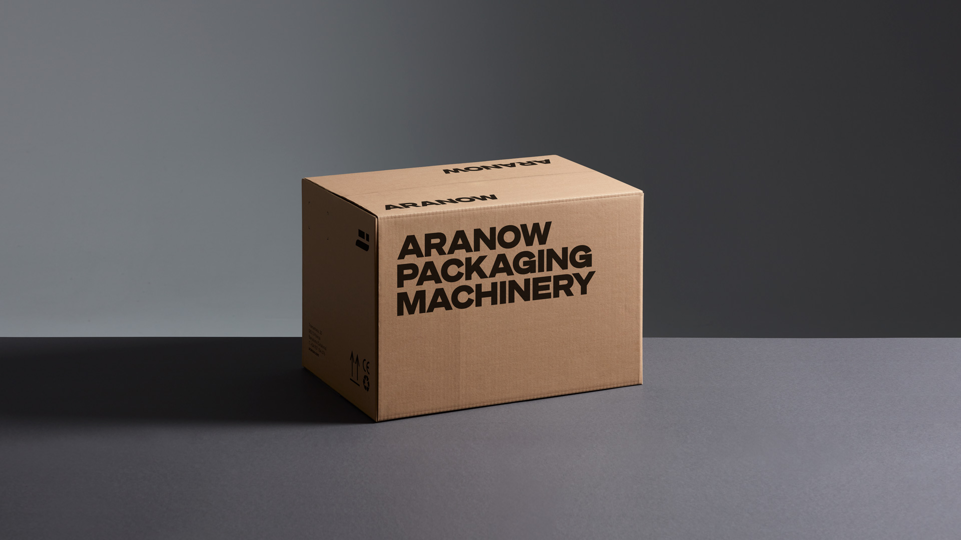 Aplicación del branding de Aranow en su packaging por Nomon Design, agencia de branding
