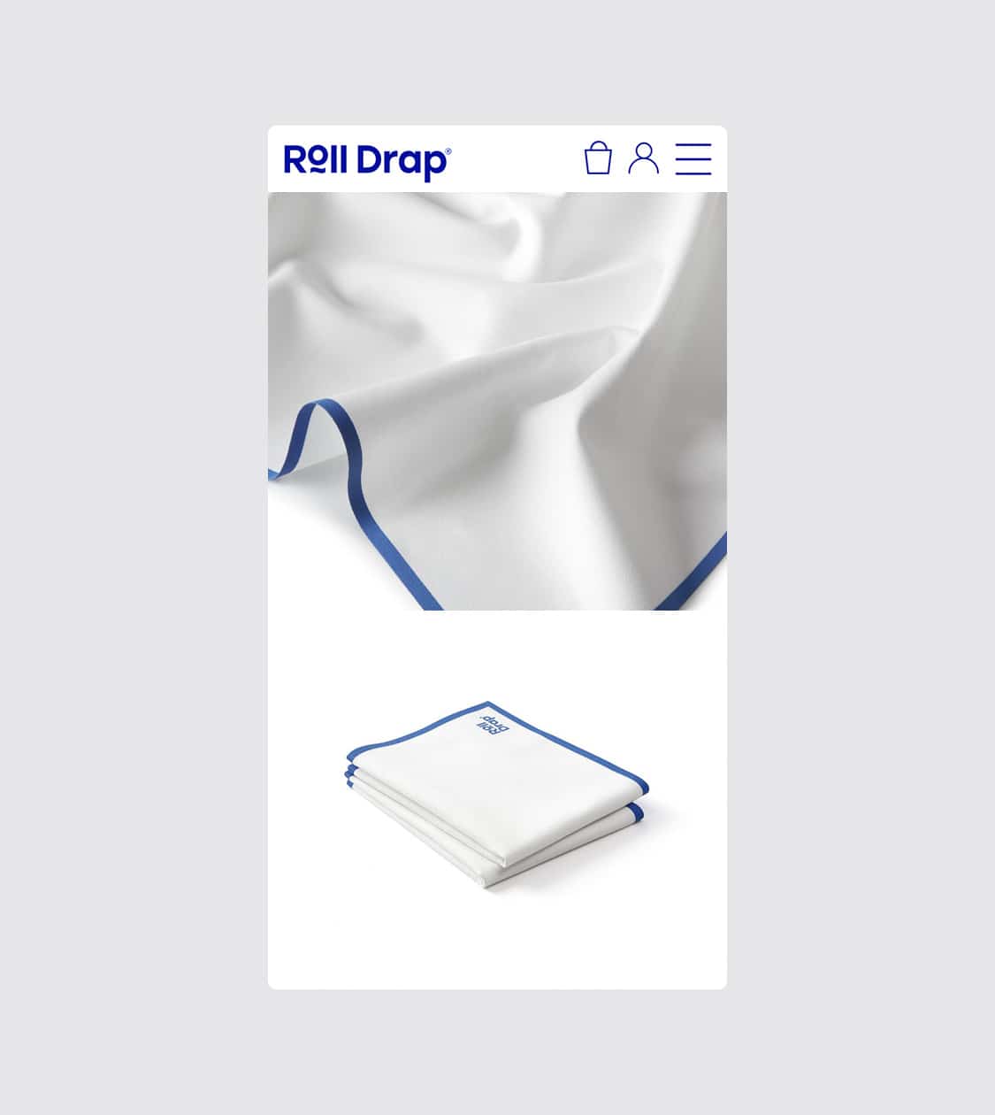 Comunicación digital de la dirección de arte para Roll Drap por Nomon Design, agencia de branding