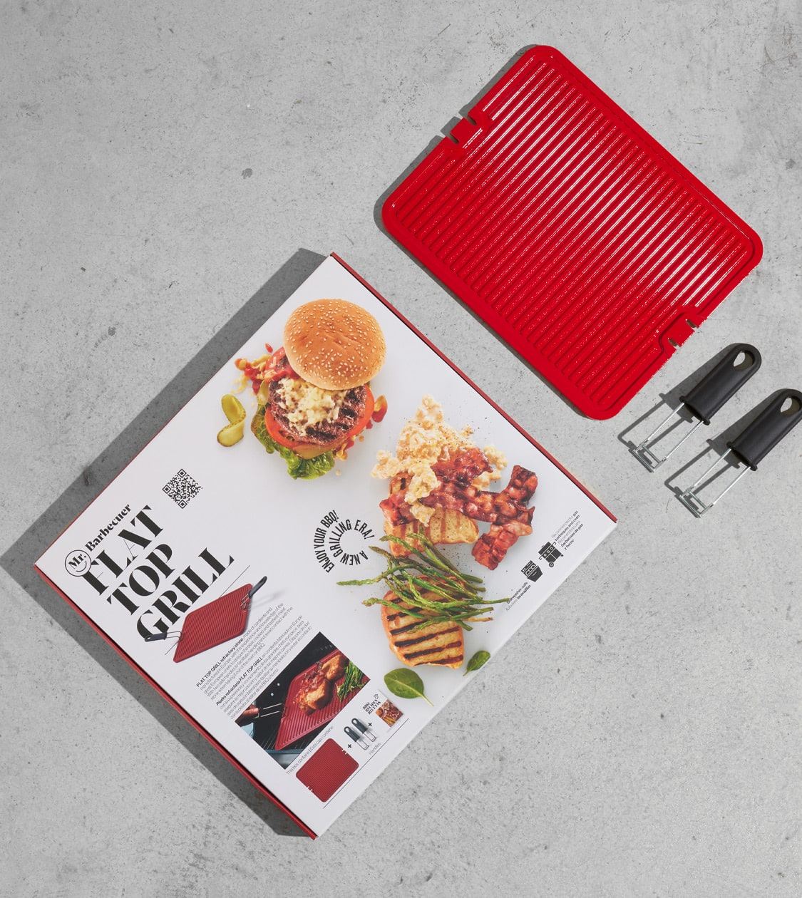 Aplicación del branding en el sistema visual de Mr. Barbecuer diseñado por Nomon Design, agencia de branding