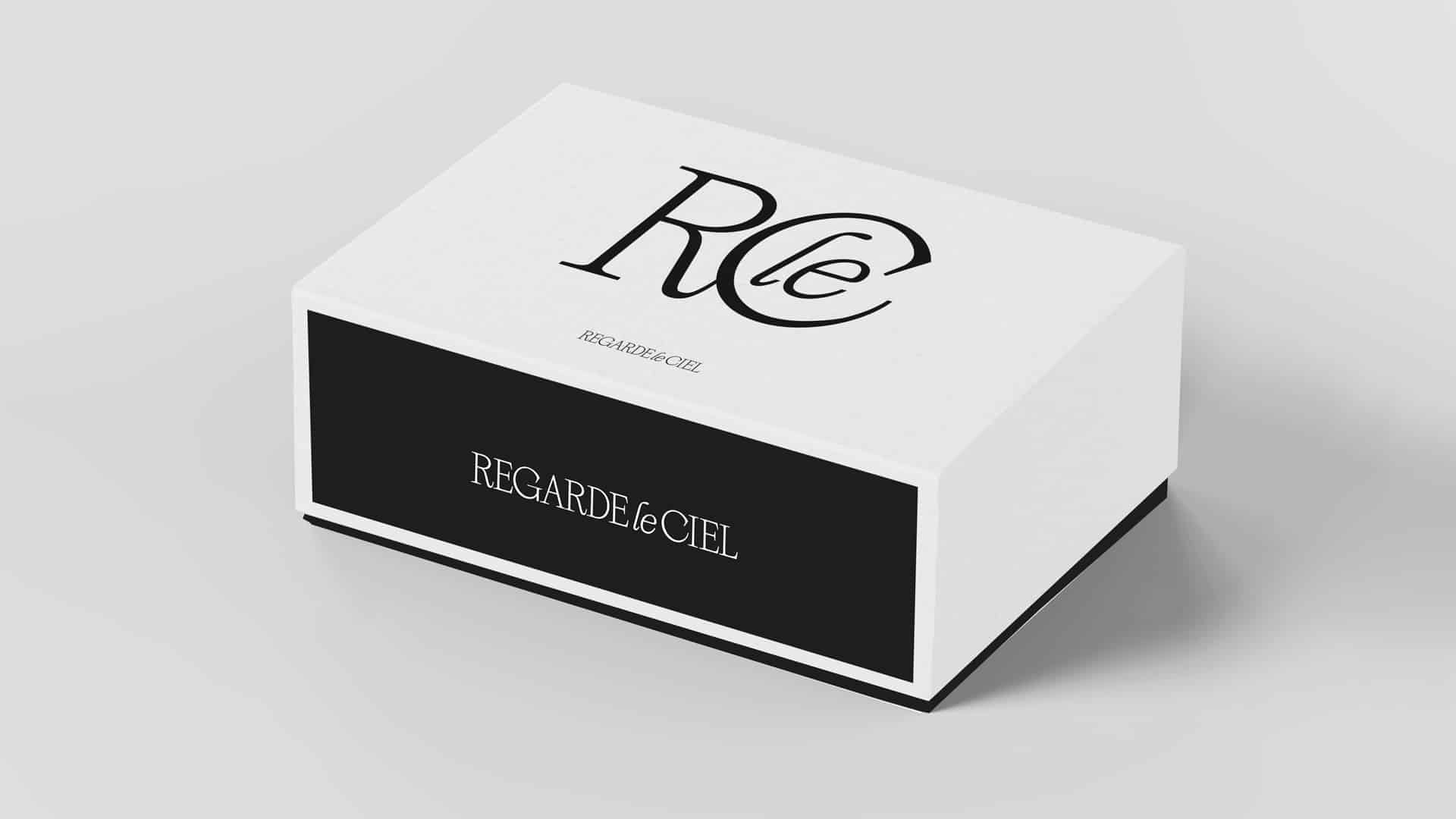 Diseño de packaging y rebranding para Regarde Le Ciel por Nomon Design, agencia de branding, diseño gráfico y packaging de Barcelona
