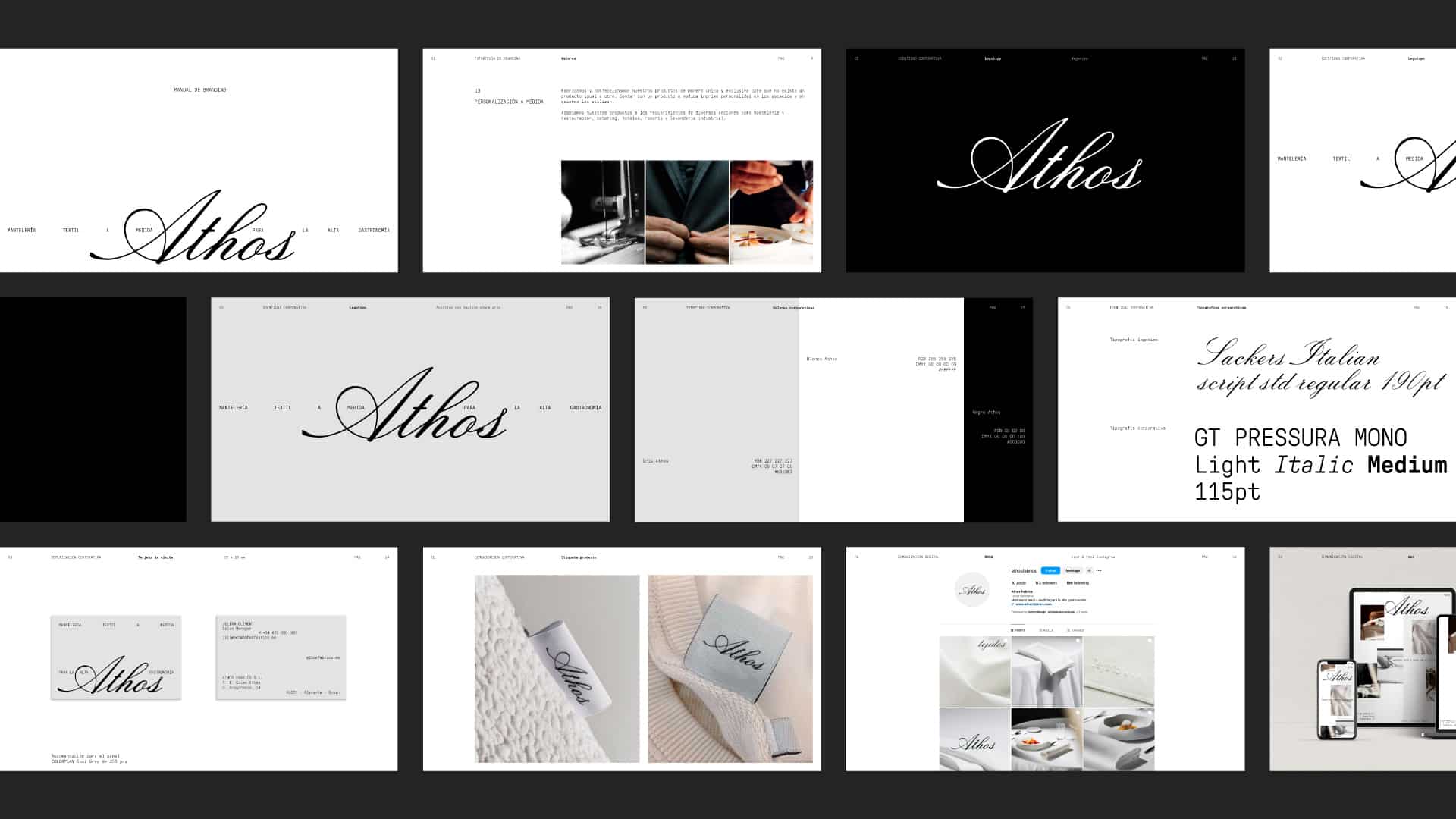 NOMON DESIGN, agencia de branding de Barcelona, crea el universo de Athos con un branding corporativo integral