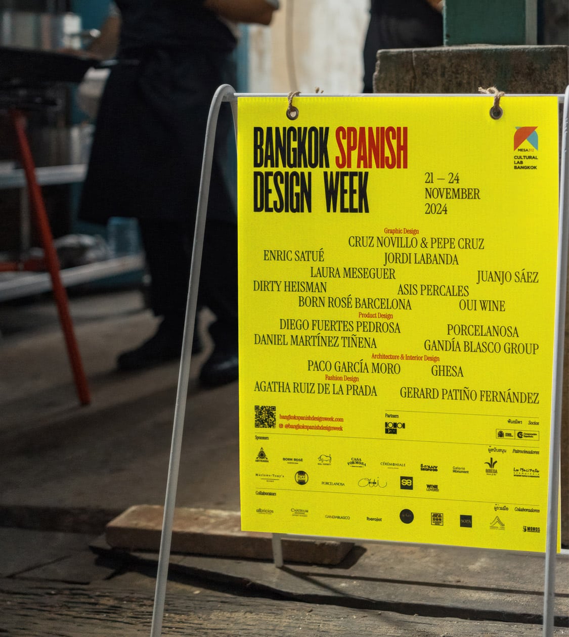 Branding para la Bangkok Spanish Design Week 2024 diseñado por NOMON DESIGN, agencia de branding de Barcelona
