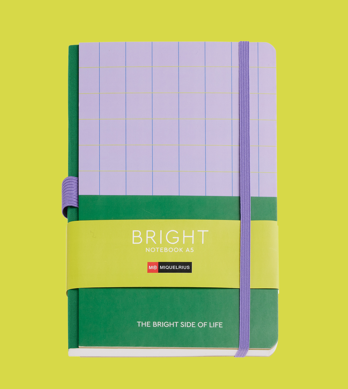 Diseño de libreta Bright Notebook de Miquelrius desarrollado por Nomon Design, agencia de branding y diseño de producto gráfico en Barcelona.